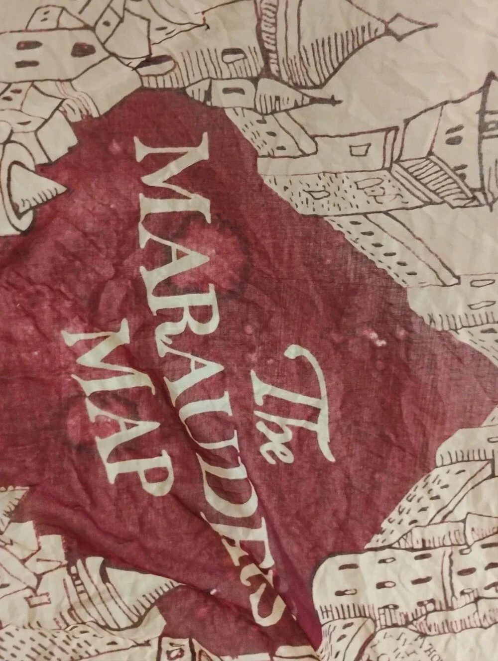 Harry Potter Unisex The Mauraders Map Lightweight Blanket Scarf OS
